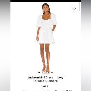 For Love & Lemons Jackson Mini dress XS